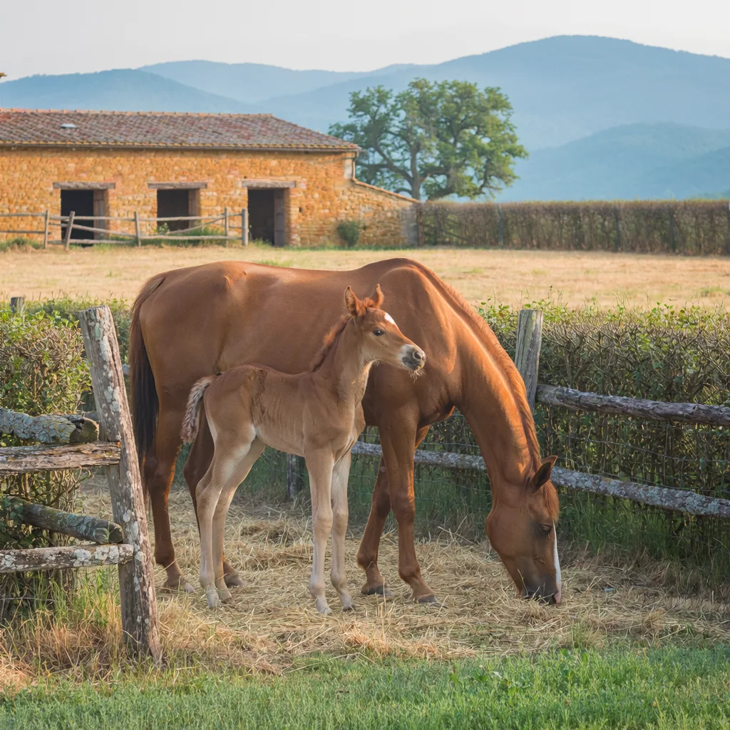 Élevage de chevaux, Haras du Brin d'Amour, Viriville
